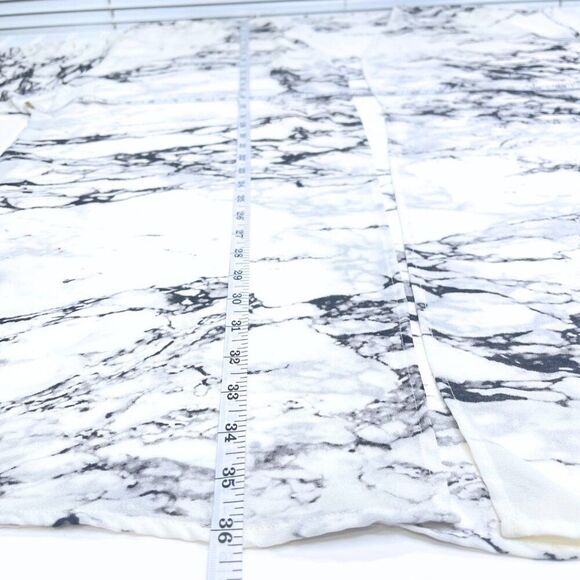 Women's Cardigan, Kimono, Marbled Print - Picture 9 of 12